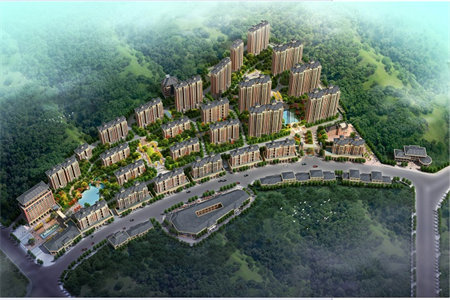 山水人家2室2厅1卫84m2简单装修